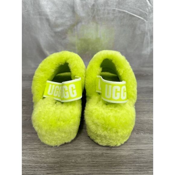 UGG Women's Fluff Yeah Slide Sandals - Key Lime 6M - Picture 5 of 11